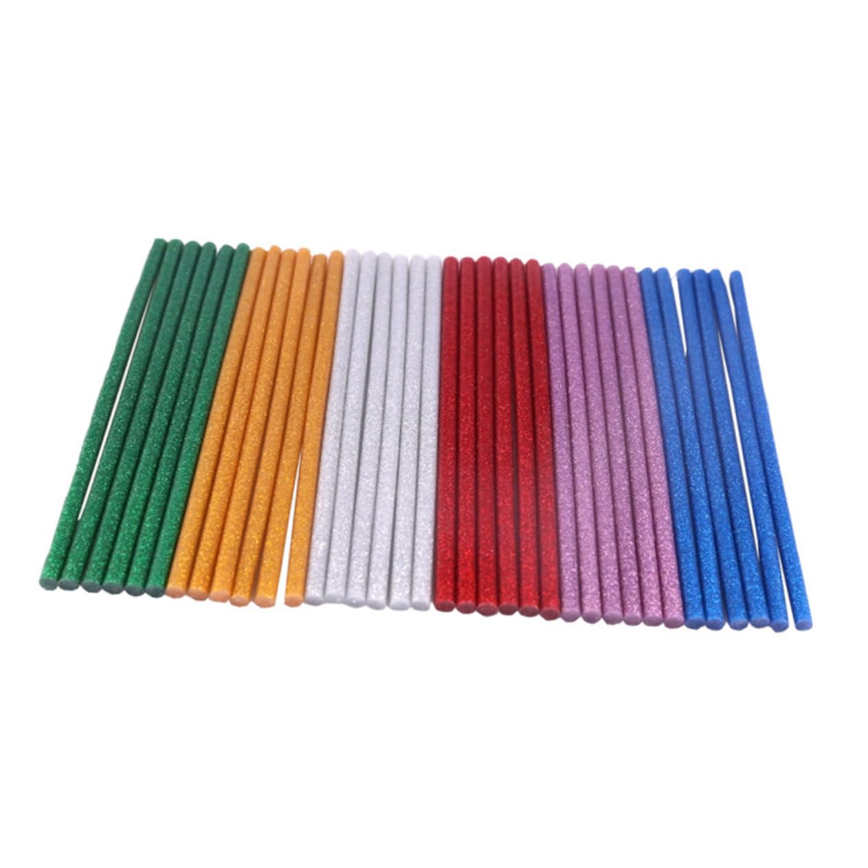 ERINGOGO 60 Pack Mini Hot Melt Glue Sticks Glitter Glue Sticks for School Craft Resin Projects