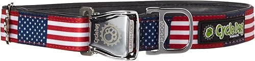 Miniatura 10 de Cycle Dog Texas - Collar para perro con abrebotellas (mediano de 12 a 21 pulgadas), collar impermeable sin olor para perros y cachorros, hebilla de