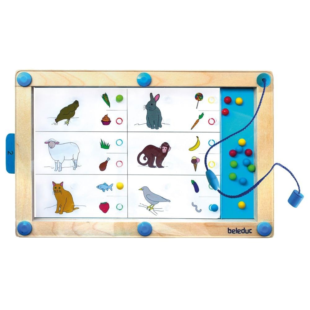 Beleduc Arts & Crafts gra magnetyczna LogiPlay 19-częściowa