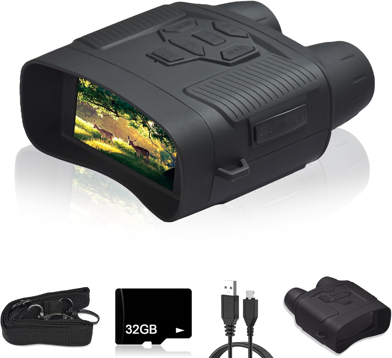 Amazon.co.jp Xtahdge ナイトビジョンゴーグル 4K 赤外線ナイトビジョン双眼鏡 手ぶれ補正ナイトビジョンデバイス