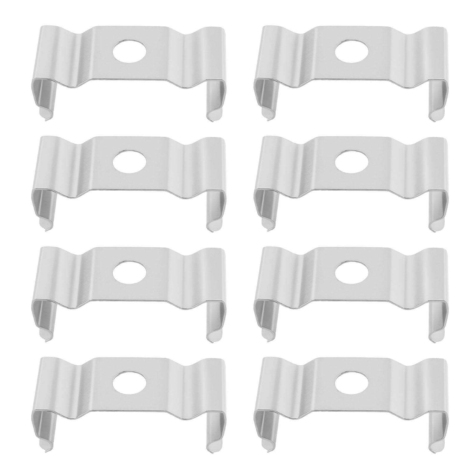 YINETTECH 50pcs 23mm T5 LED Light Bulb Clips Holder for Lamp Socket Led Ceiling Light Fixture with Aluminum Channels