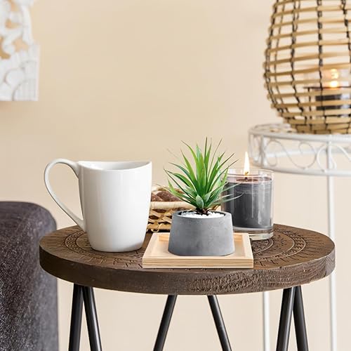 Miniatura 5 de Tabla de manualidades, 6 unidades, bandeja de madera sin terminar para bodas, decoración del hogar y proyectos de manualidades, suministros de arte,