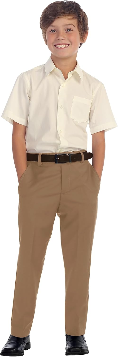 Gioberti Boys Flat Front Dress Pants - Image 2
