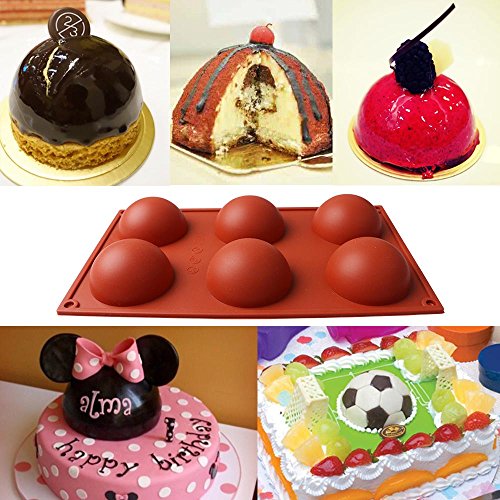 Wady grande 6�demi-spheres Stampo in silicone