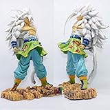 DBZ Anime Goku AF Figure Doll Super Saiyan 5 White Model Comic Color Super 4 Large Statue Collect Child Birthday Gifts