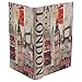 Decorative Storage Boxes, Eiffel Tower Book Design (3 Sizes, 3 Pack)