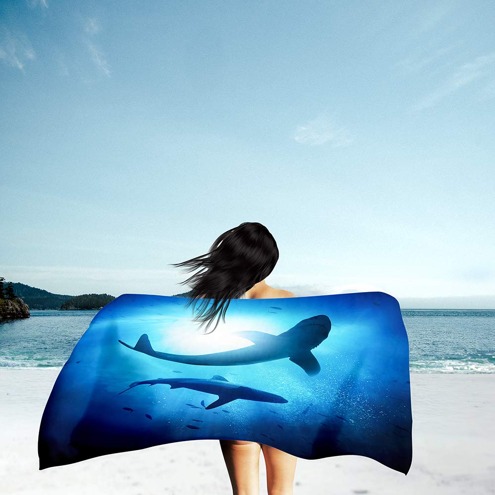 YISUMEI Serviette De Plage En Microfibre XXL - Serviette De