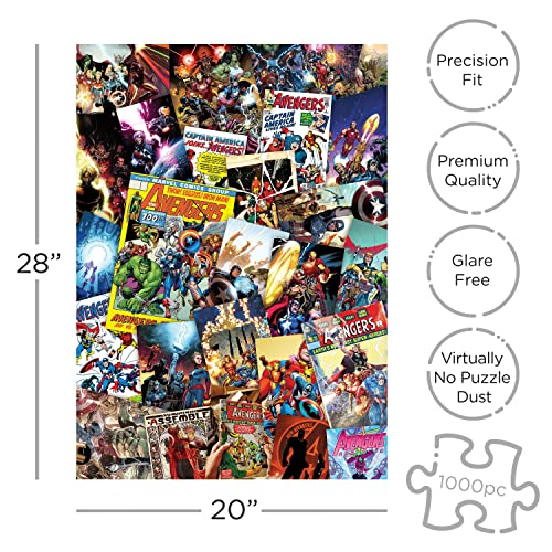 Image of AQUARIUS Marvel Comics - Avengers Collage 1000 Piece Jigsaw Puzzle