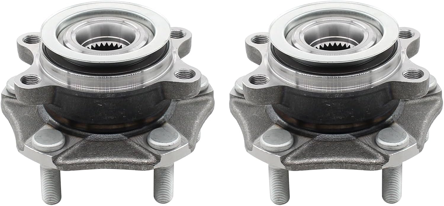 Front Left and Right Side Wheel Bearing Hub Assembly for Chevrolet City Express 2015-2018, Nissan Leaf 2013-2017, NV200 2013-2021, Sentra 2013-2019