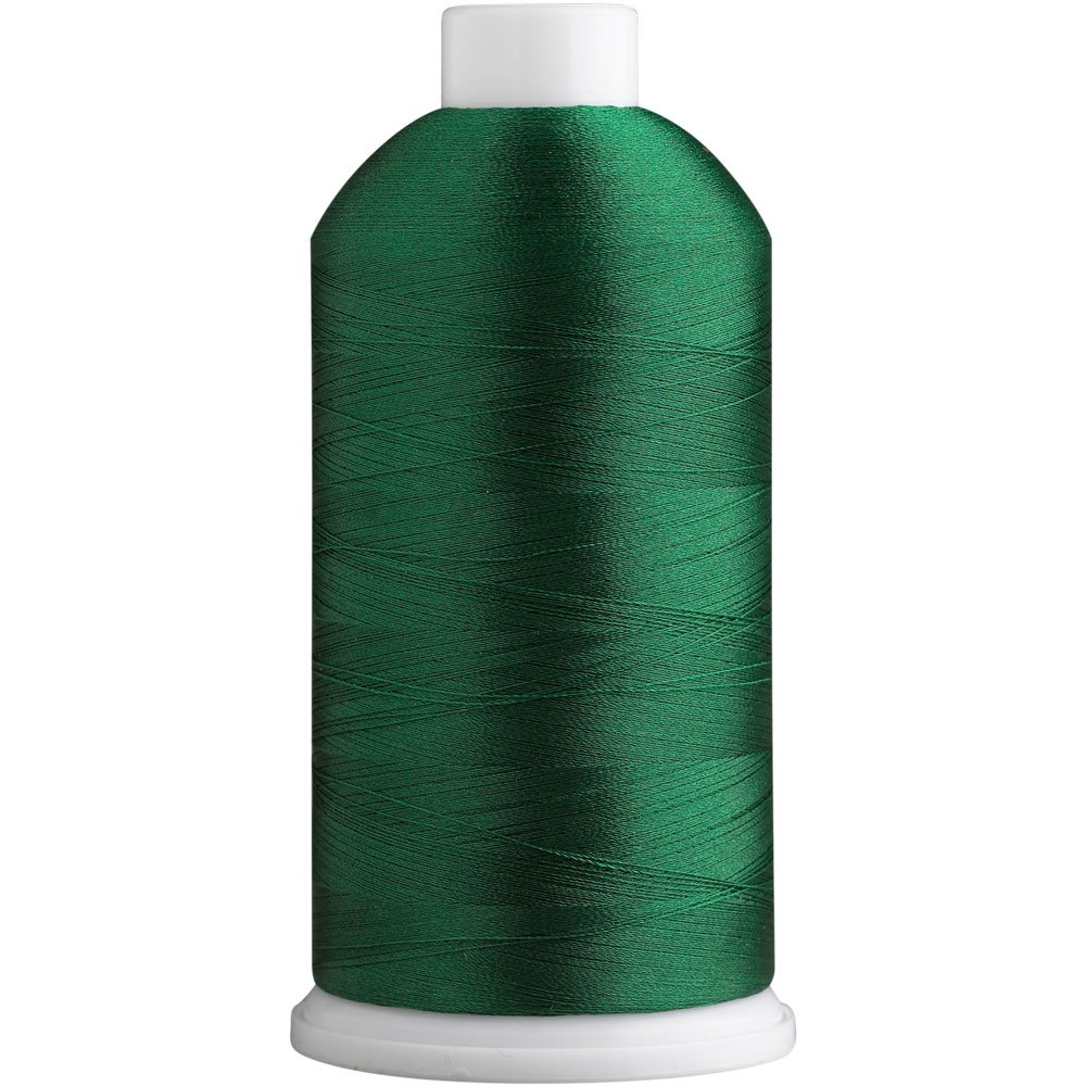 Superpunch SuperB Embroidery Thread 40wt, 5000 m Cone, Pinetree Green 992