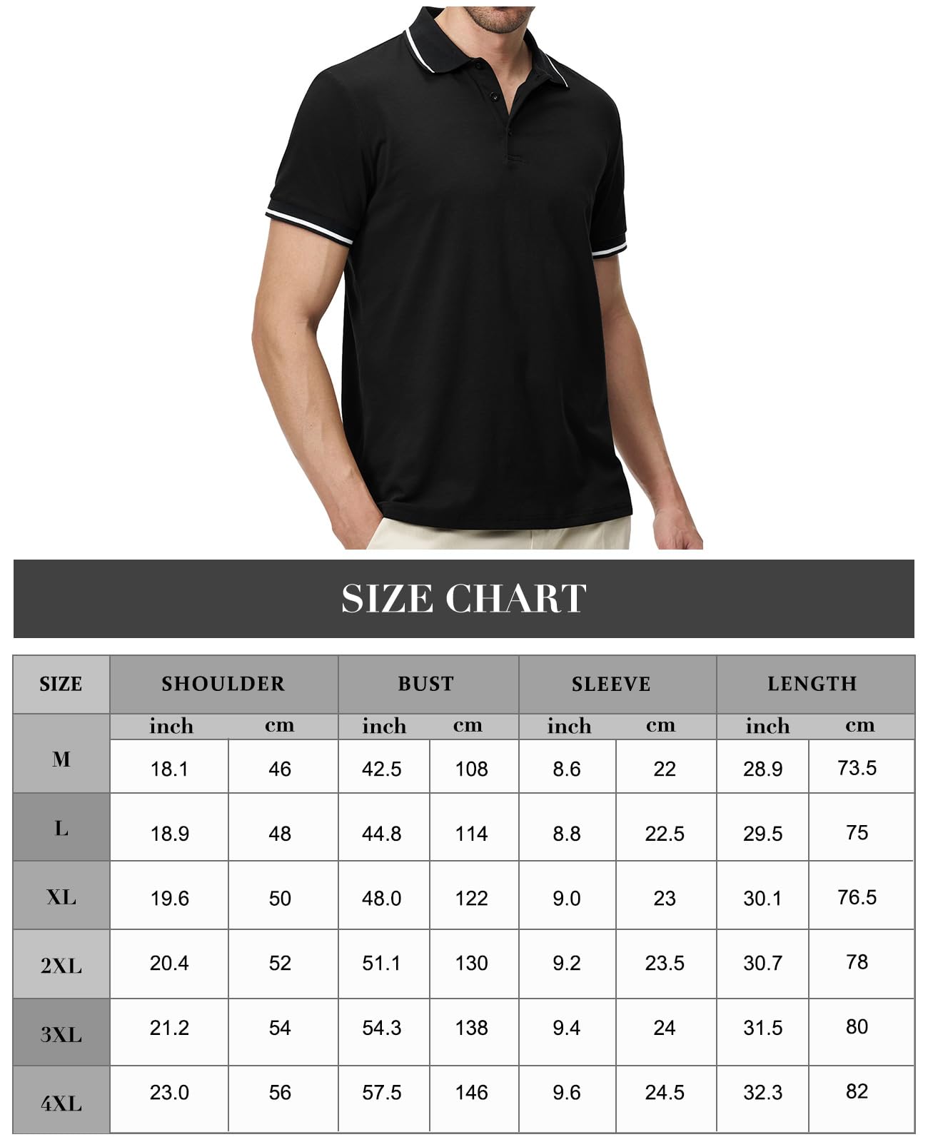 Męska koszulka polo z krótkim rękawem kontrastowy kolor koszulki polo golf koszulka polo lato regularny krój M-4XL