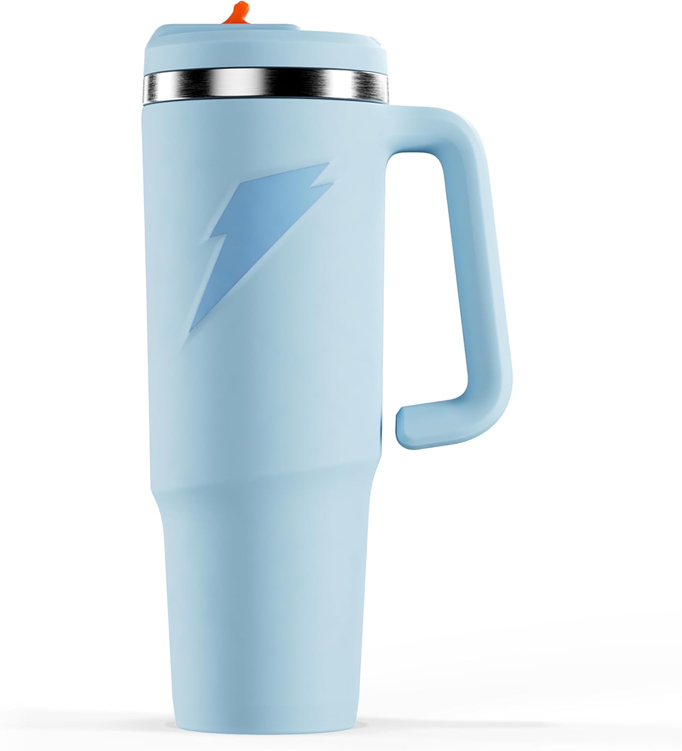 Gatorade Crossover Stainless Steel Tumbler Water Bottle, Coral, Double-Wall Insulation, 36 fl oz