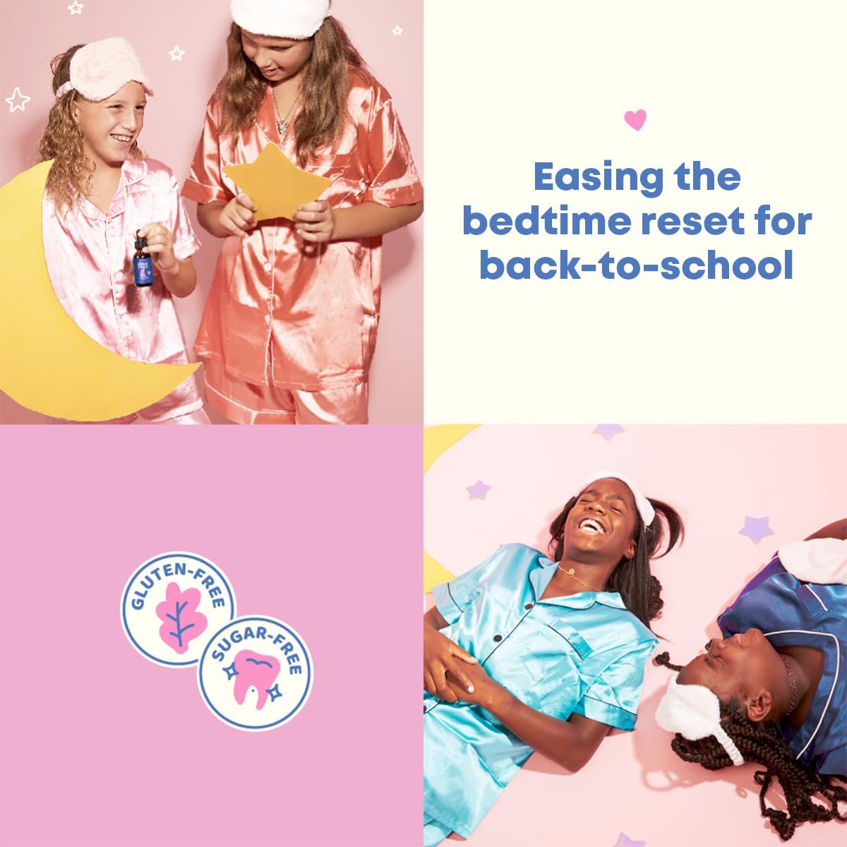 JoySpring SleepBerry Melatonin with Elderberry and Saffron Gummies for Kids - Mood Support Supplement