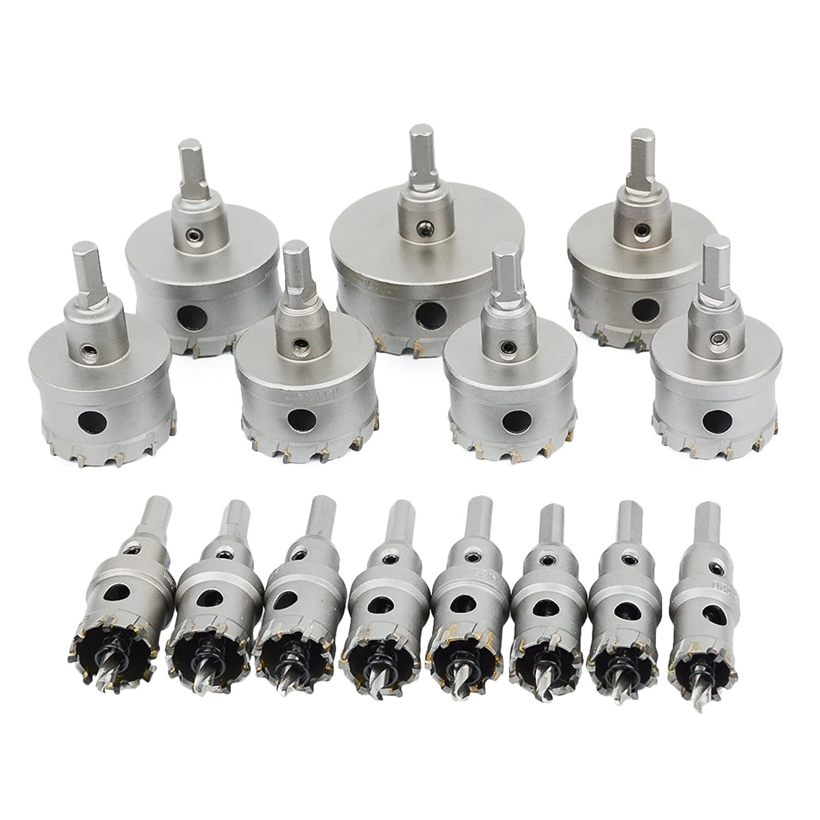 12-200mm TCT Scie Trépan Forets Métal Scie Carbure Alliage Ouvre-Trou pour Acier Inoxydable Alliage Métal Forage (Hole Diameter : 60mm)