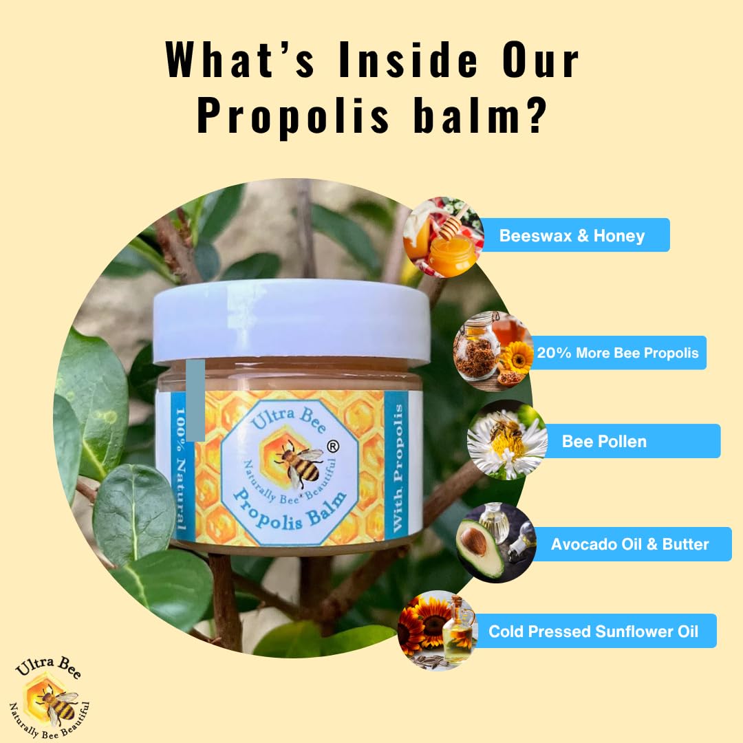 Crema 100% naturale alla propoli (+10%) | Unguento al propli fatto a mano 100ml