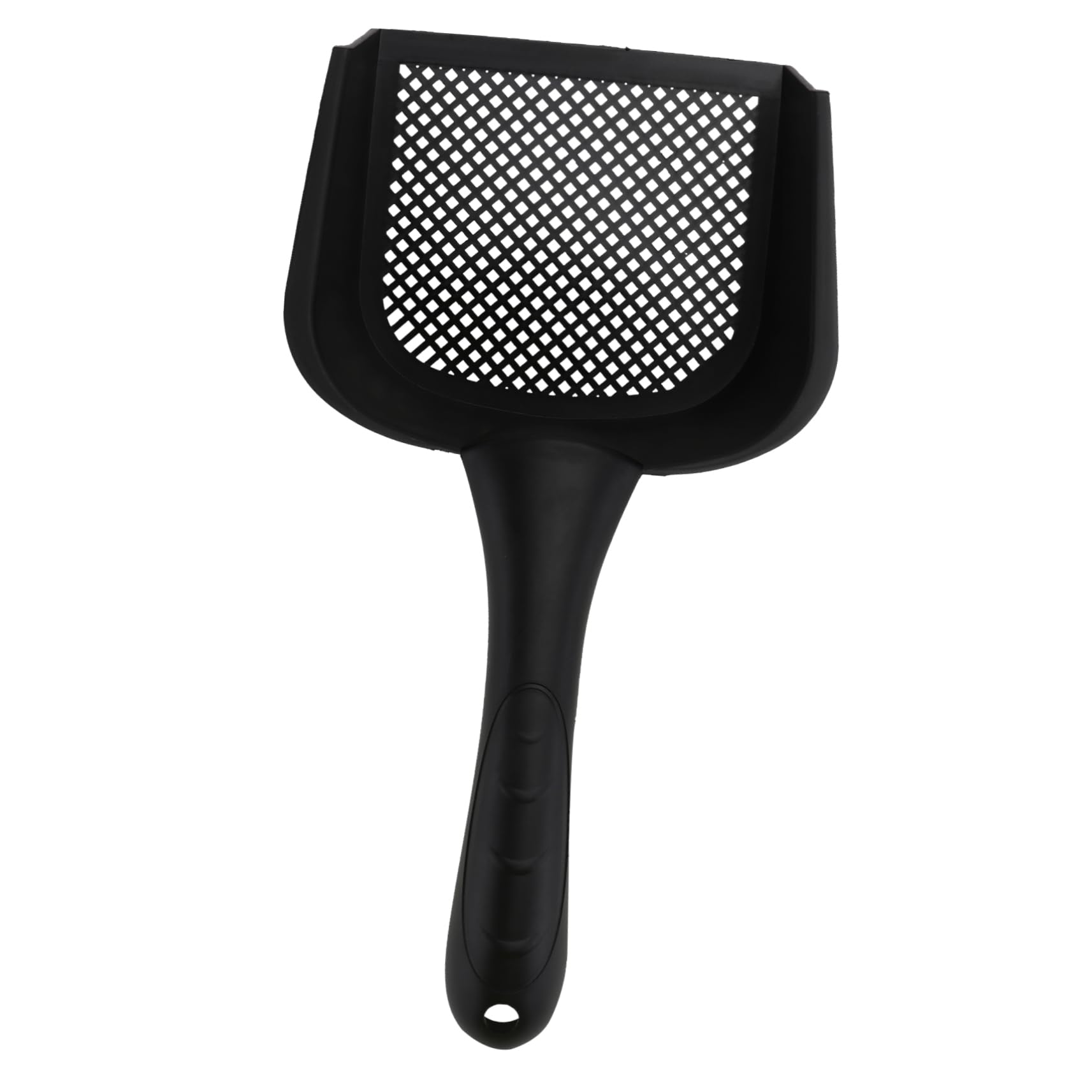 HOLIDYOYO Cat Litter Shovel Kitten Multifunctional Cat Litter Scoop Cats Cleaning Sand Self Scooper Pet Scoops Waste Sifting Lightweight Paw Dog Litter Scoop Black