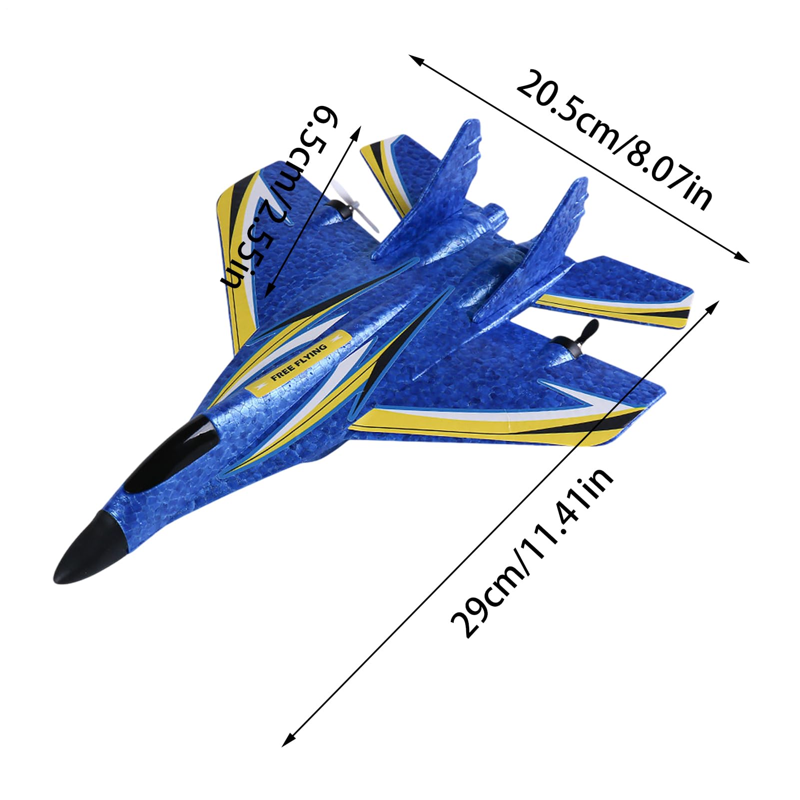 Avion RC – Nez En Silicone LED À Double Moteur PP | Avion Télécommandé Sans Fil, Jouet Étanche, Conception Anti Collision, Vol À Longue Portée | Amusement Aérien Passionnant Pour Les Débutants