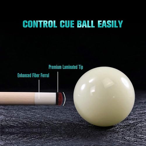 Miniatura 3 de Palo de billar de arce canadiense de 58 pulgadas (multicolor, 18 onzas, 19 onzas, 20 onzas, 21 onzas)