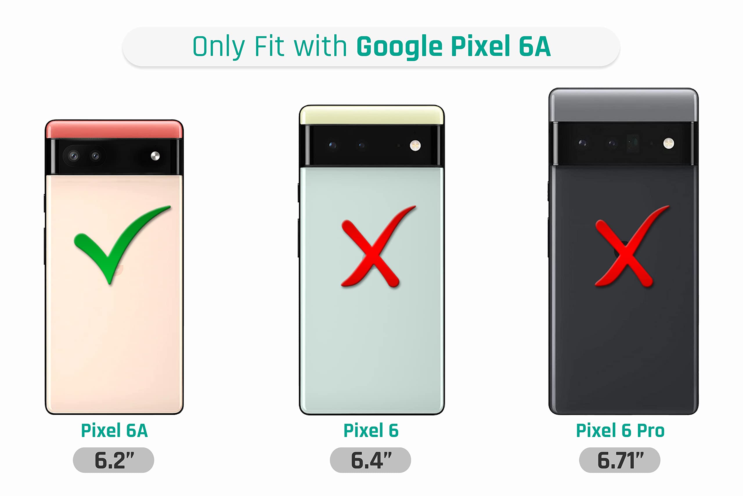 GlamCase for Google Pixel 6A 5G, Google Pixel 6A 5G Case - Image 3