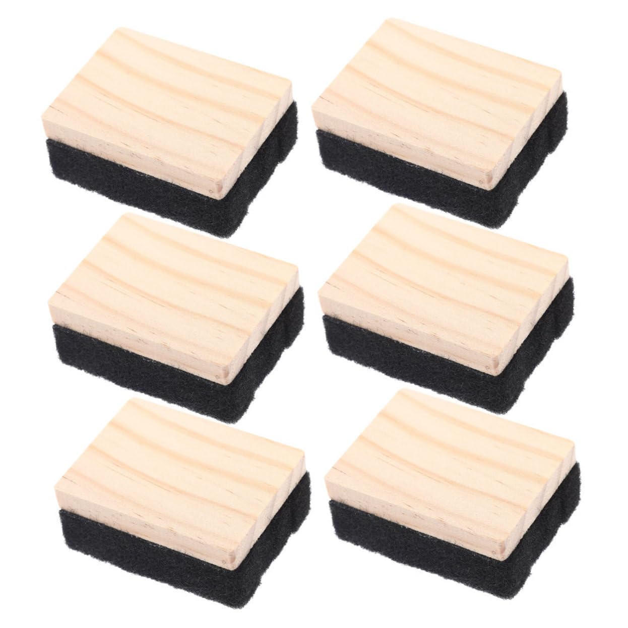 VILLCASE 5 Sätze Tafelradierer Aus Holz Wischen Whiteboard-reiniger Whiteboard-marker Kreidetafel Löschbare Stifte Schwarz Textmarker Stifte Mit Ständer Gefühlt 6 Stück * 5