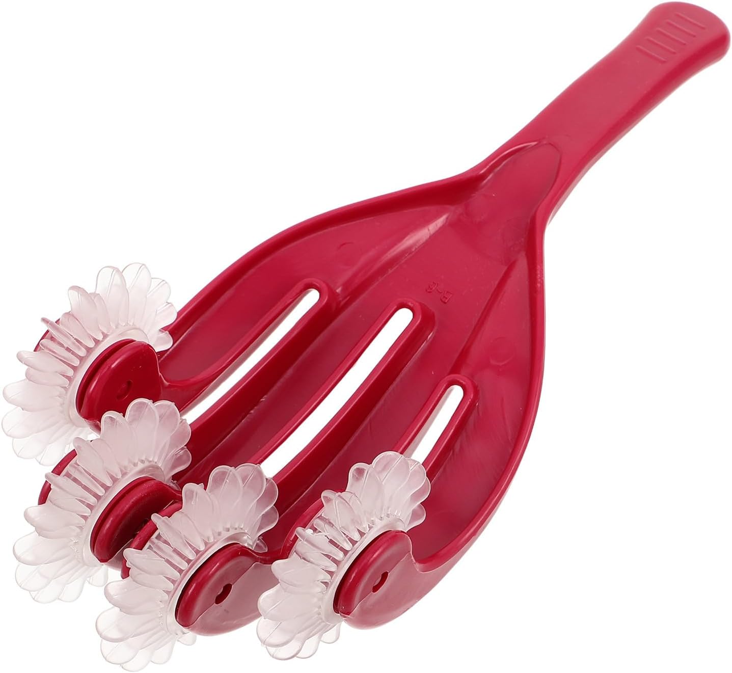 SECFOU Claw Hip Massage Roller with 32-Prong Rollers Manual Anti-Cellulite Massager for Muscle Relaxation and Body Sculpting, Handheld Hip Massage Tool for Targeted Thigh and Leg Therapy