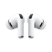 Apple AirPods Pro 3, Cancellazione attiva del rumore, Rilevamento della frequenza cardiaca, Cuffie Bluetooth, Audio spaziale, Suono ad alta fedeltà, Ricarica USB-C 