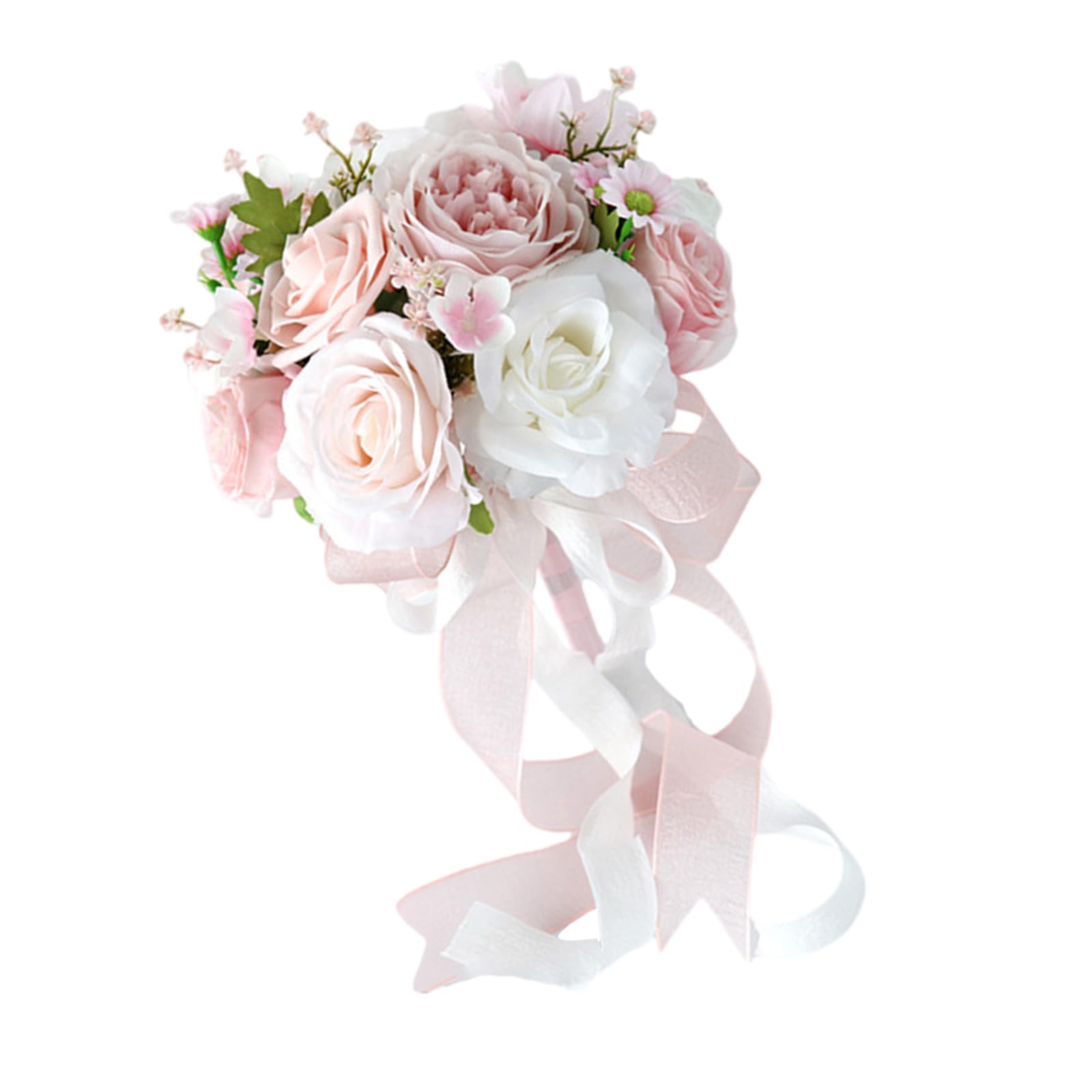 JSGHGDF Wedding Bouquet Bridal Holding Flowers Bridesmaids Wedding Flowers for Weddings Photoshoots and Decorations Bride Bouquet