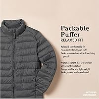 Vista 9 de Yaxa Essentials Chaqueta acolchada ligera y resistente al agua para niños y niños pequeños