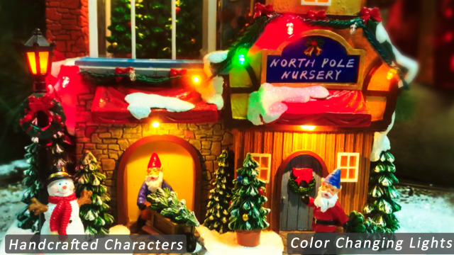 Amazon.com: MOMENTS IN TIME Musical North Pole Nursery Christmas