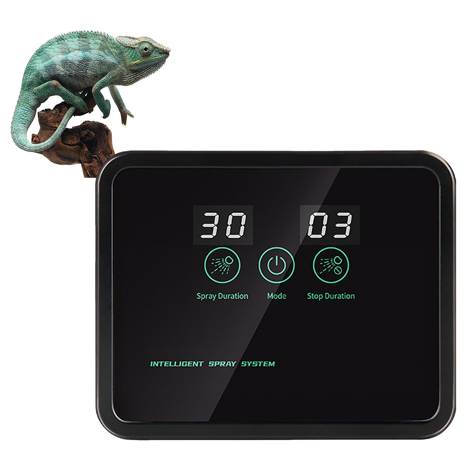 Umidificatore per animali domestici - Mister Fogger per rettili | Umidificatore silenzioso per rettili, nebulizzazione intelligente di umidificatori | Spray con sincronizzazione