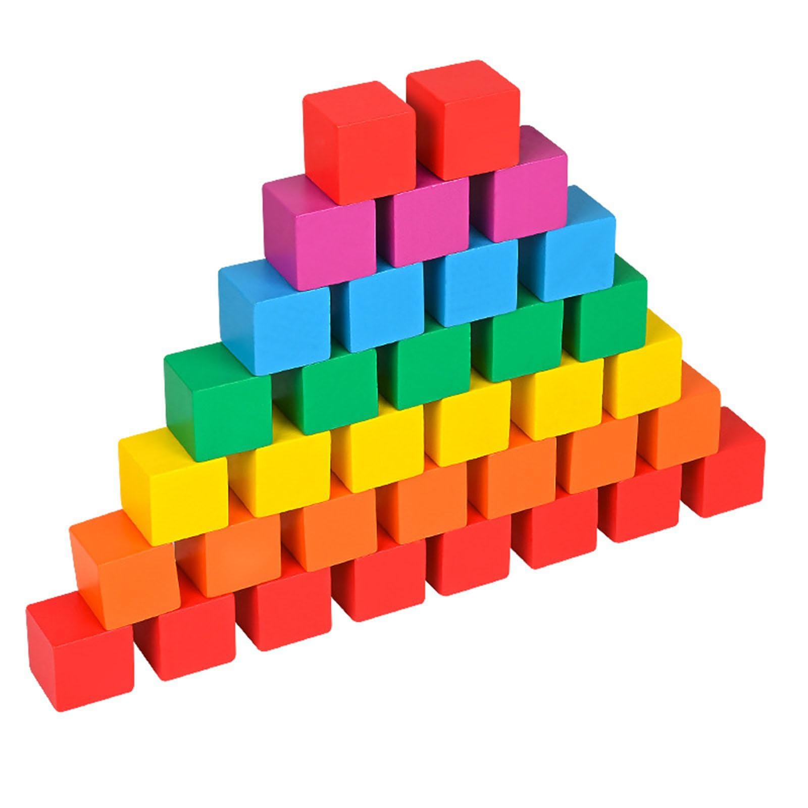Oshhni conteggio e ordinamento, giocattolo di matematica per l'apprendimento precoce, giocattolo educativo per dipingere, decorare, progetti, 3 Cm 30 Pezzi