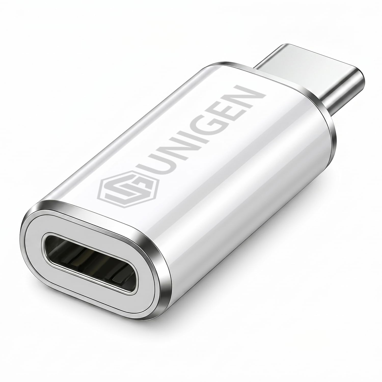 UNIGEN Lightening to Type-C Converter | 27W Fast Charging & 480Mbps Data Transfer | Compatible with iPhone 14/13/12 Series, iPad, MacBook & More | OTG Not Supported-image-1