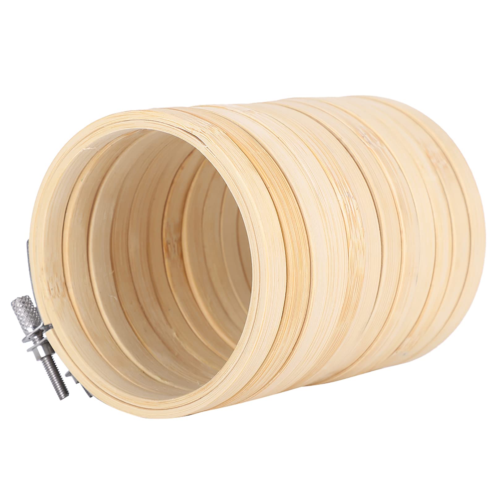 12 Stck 9 Cm Stickrahmen Aus Bambus - Verstellbarer Kreuzstich-Rahmen Fr  Nhen Und Basteln
