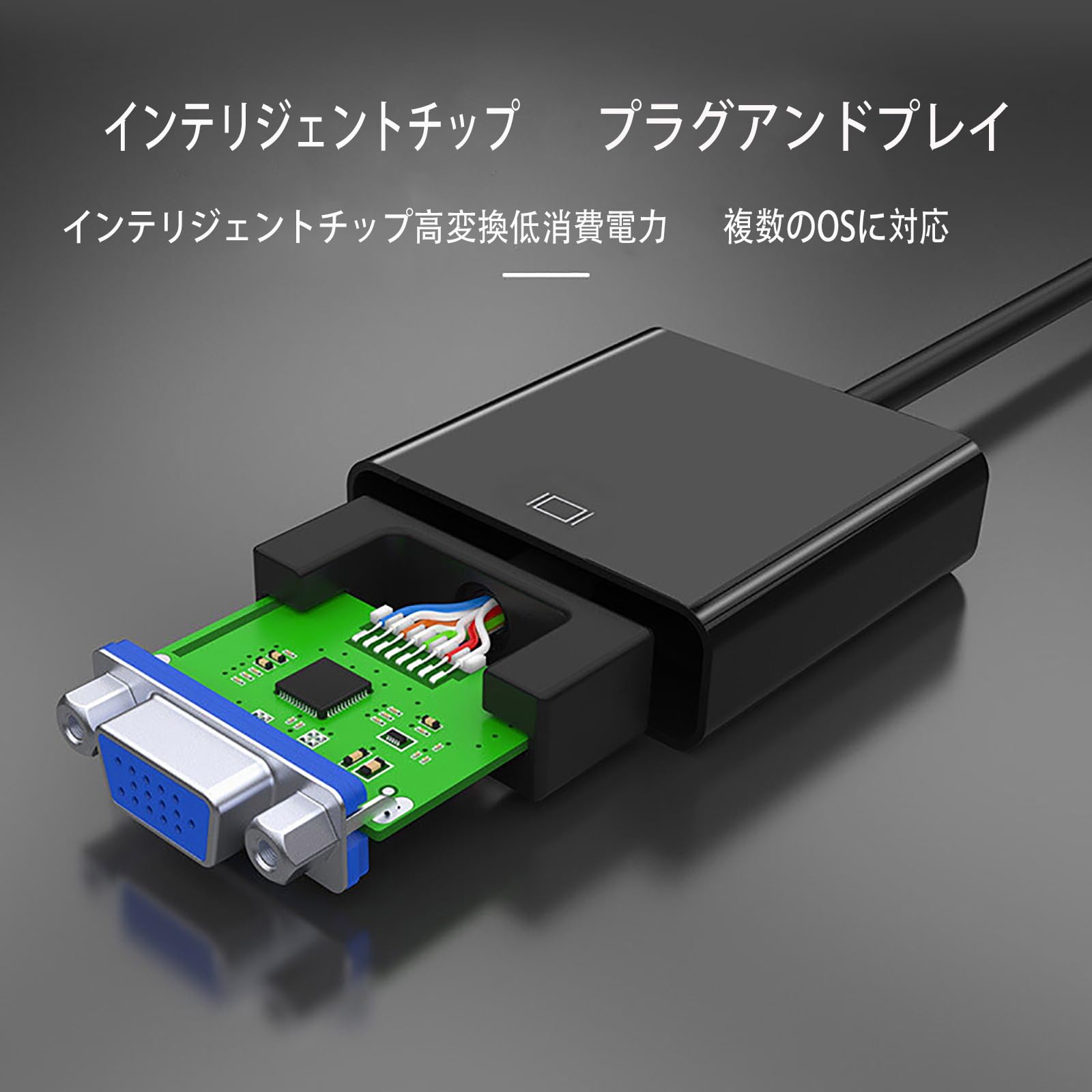 Amazon.co.jp: TRkin HDMI to VGA変換アダプタ1080 P(HDMI Amazon.co.jp: TRkin HDMI to VGA変換アダプタ1080 P(HDMI
