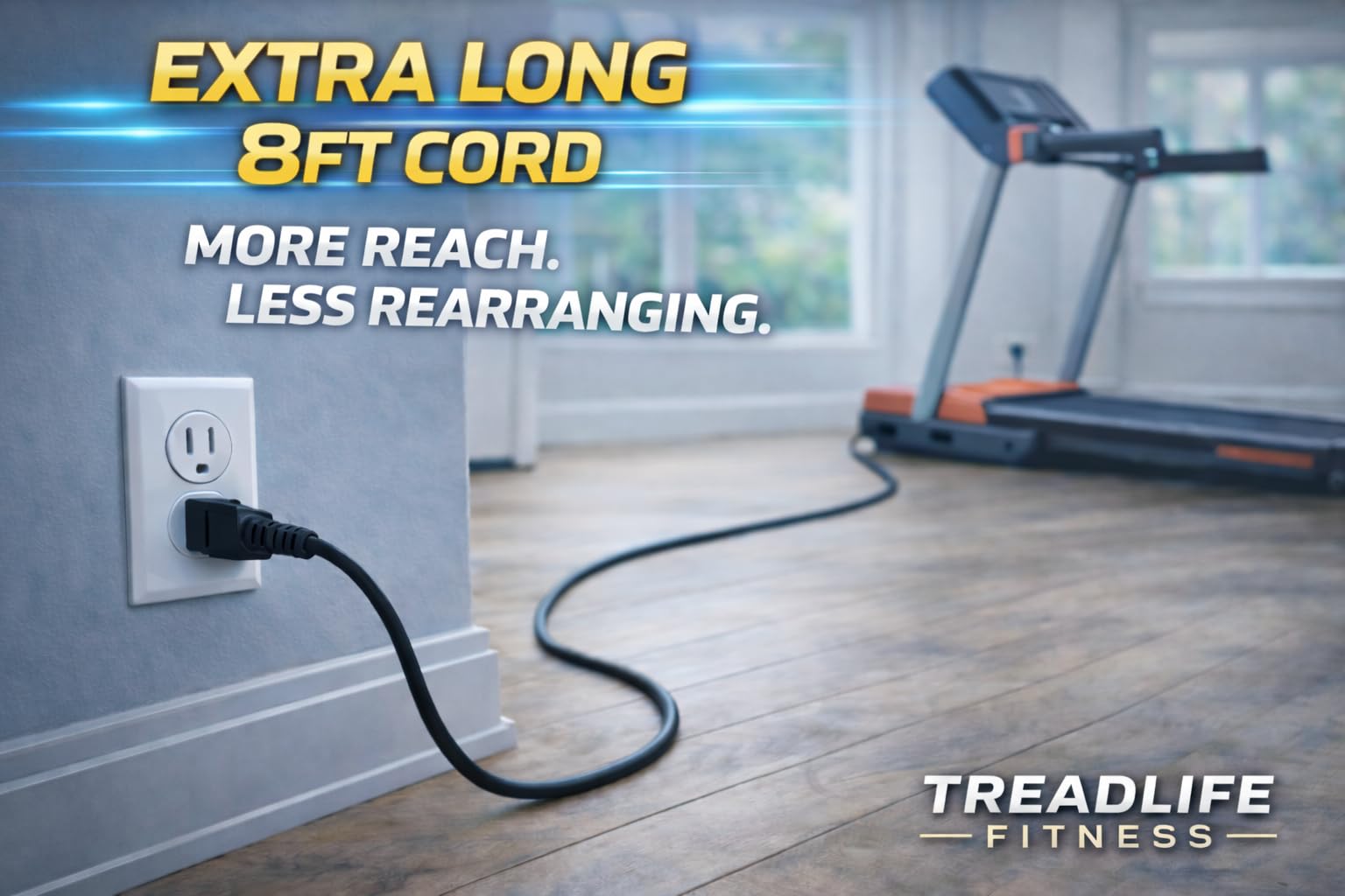 Amazon.com: Treadmill Power Cord 7ft | Replacement for ProForm Zt4