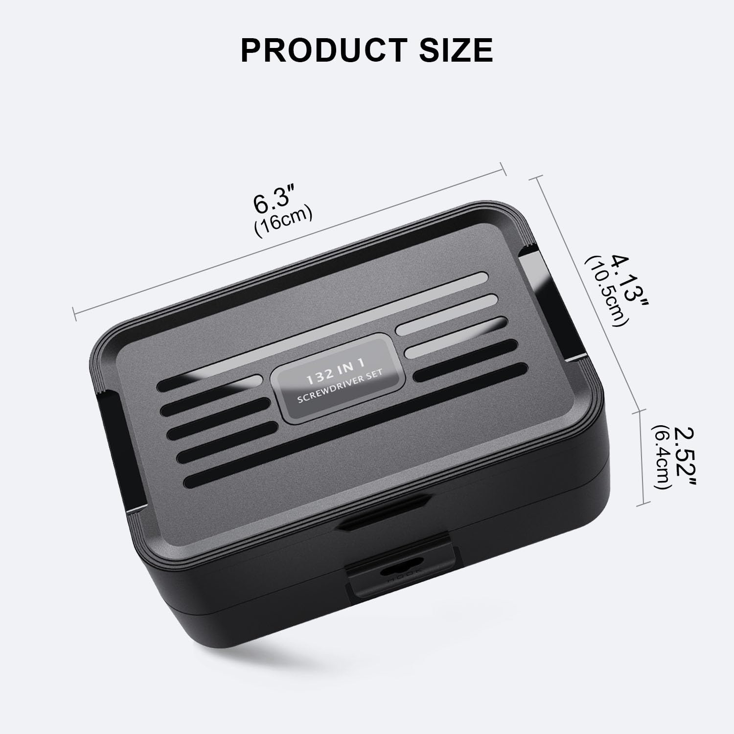 Mini zestaw wkrętaków precyzyjnych z identyfikacją oznaczoną kolorami, 132 w 1, mikromagnetyczne zestawy narzędzi do naprawy z pudełkiem do przechowywania, 108 bitów, małe zestawy narzędzi do