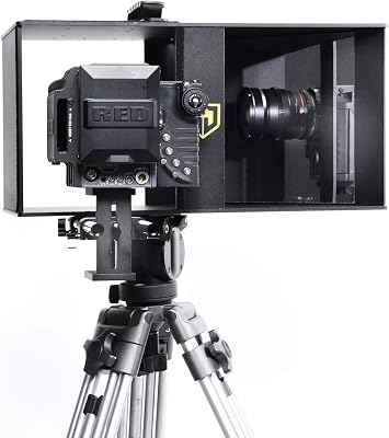 Glide Gear Face 2 Face Hybrid Interview Periscope and Teleprompter, Dual Mode for Eye-Contact Interviews or Script Reading, DSLR and Smartphone Compatible