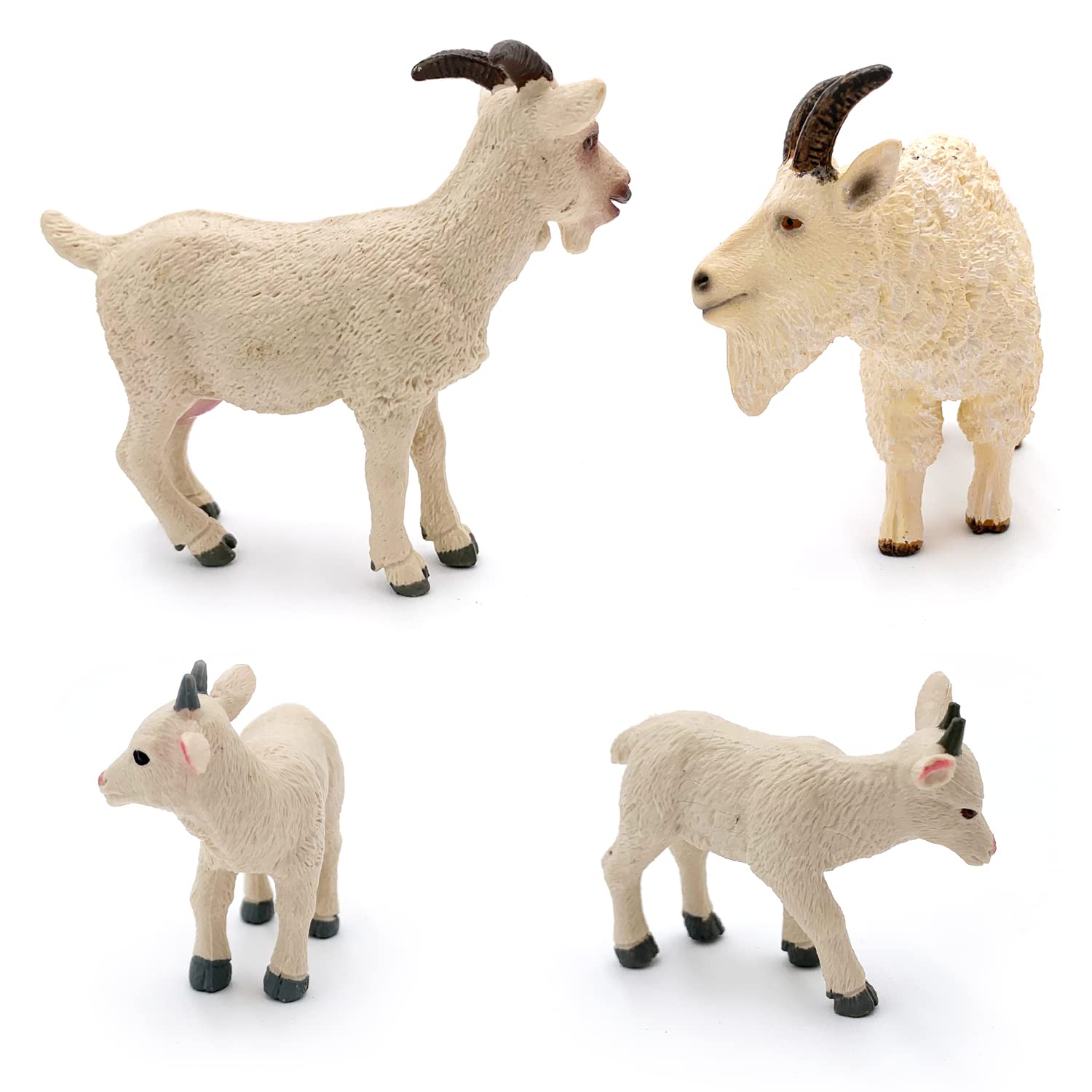 Goat Figurines - Cute Animal Toys for Kids & Gifts -2