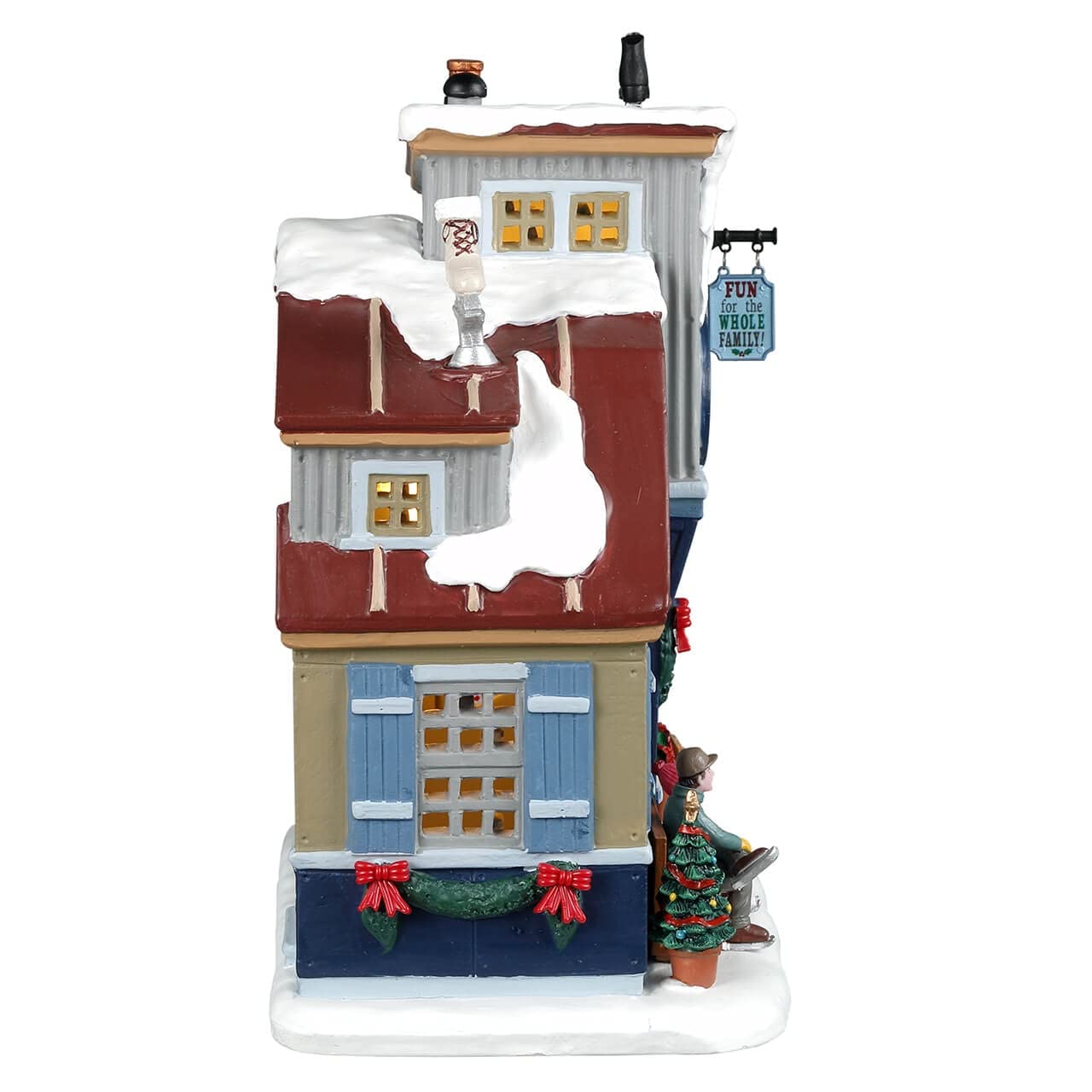 Magie di Natale Location de Patins Bâtiment Lumineux pour Village de Noël en Chine‎