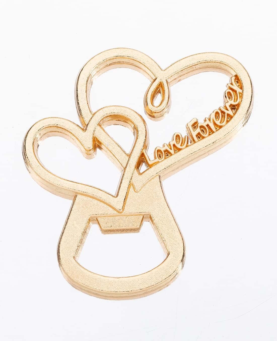 50 Packs New Love Forever Design Heart Shape Bottle Openers for Wedding Favors to Guests , Bridal Shower Party Gifts , Souvenirs or Decorations for Guests (heart design)