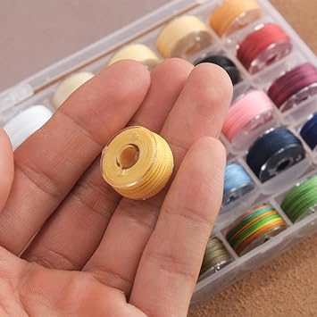 Waxed Thread,0.55mm x 10m Colourful Bracelet String,25pcs Beading Thread
