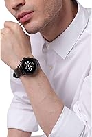 Vista 8 de Fossil 5ta Generación modelo Carlyle - Reloj inteligente con pantalla táctil, de acero inoxidable, con altavoz, con funciones de medición