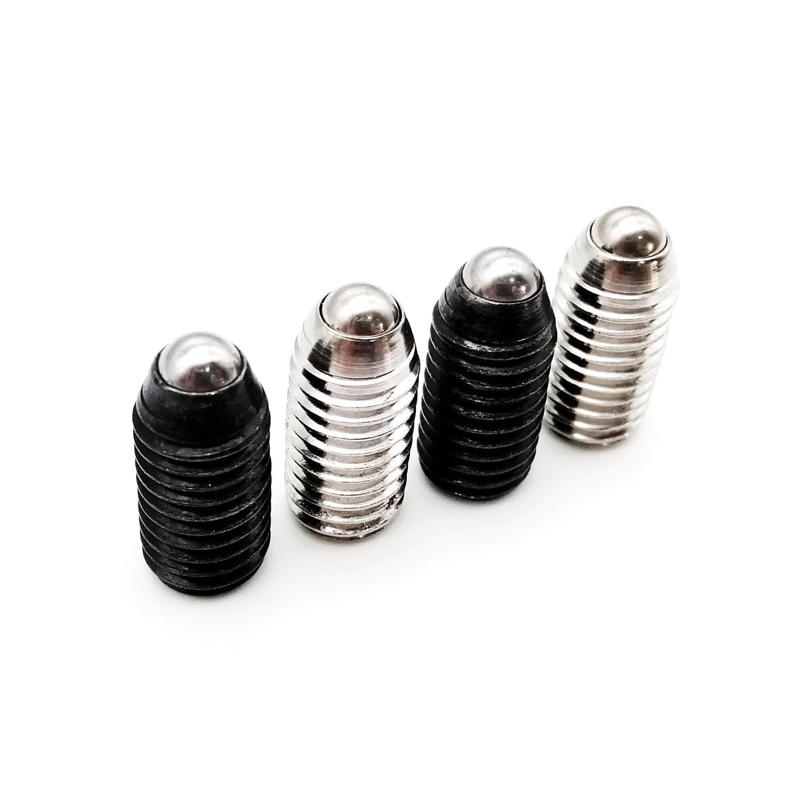 304 Stainless Steel Spring Ball Plunger Set Screw | Multicolor M3 5-16mm For Positioning Indexing Detent(Silver,16MM-M3)