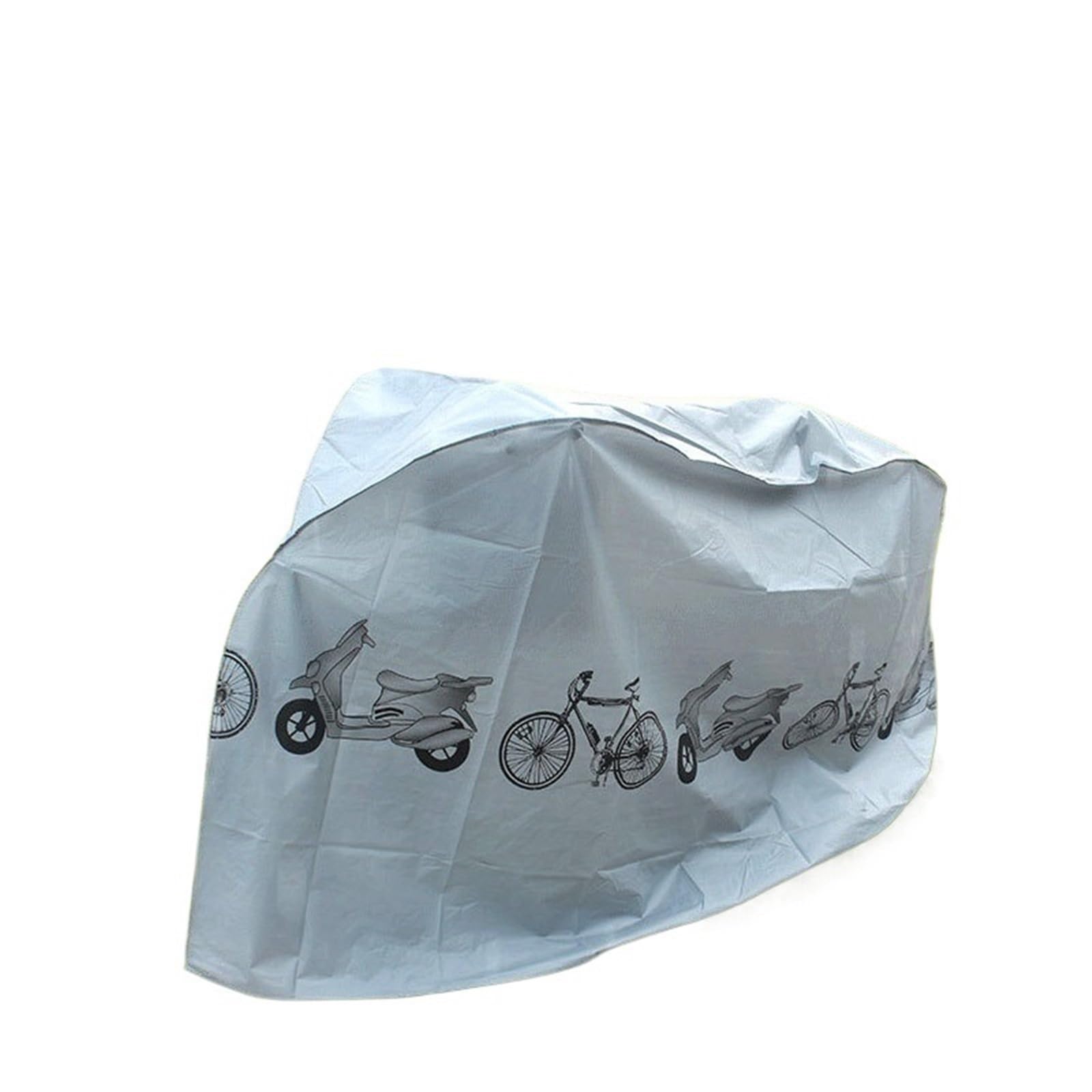 Housse Velo Les Housses de vélo d'extérieur, imperméables et Anti-poussière, Peuvent Mieux protéger Votre Voiture, adaptées à Tous Les vélos Bache Velo Exterieur (Color : 240g-gray)