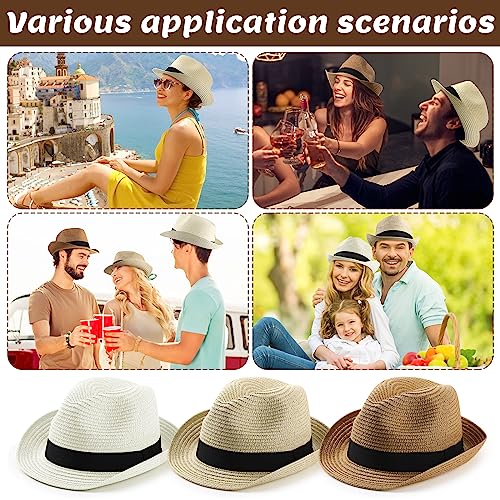 24 Sombreros de Paja para Mujer y Hombre Packable miniatura 4