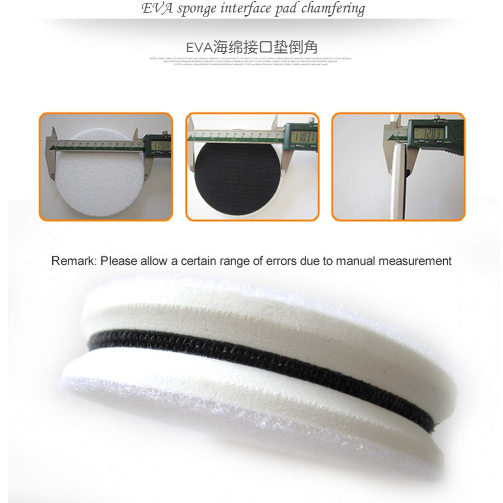 Almohadilla de interfaz de chaflán EVA de alta densidad 5 pulgadas 125 mm Almohadilla de lijado de protección Accesorios para herramientas eléctricas Gancho y bucle