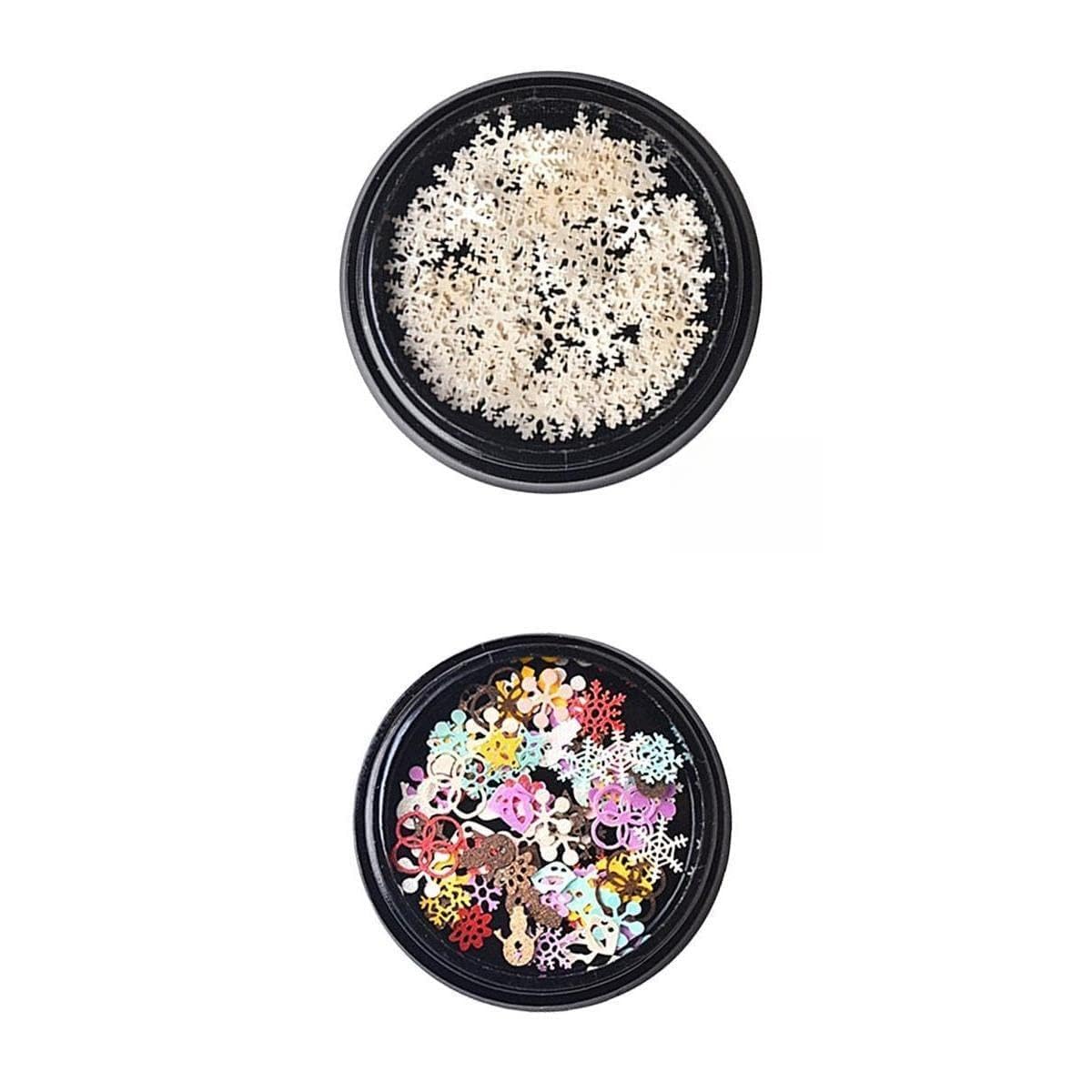 5pcs Snowflake Series Nail Art Sequins-image-48