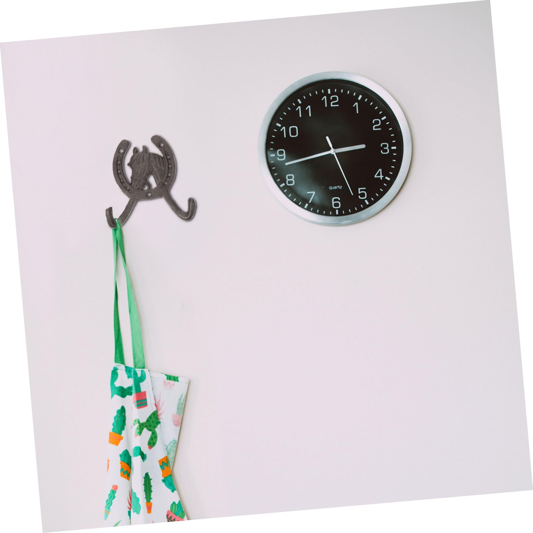 PRETYZOOM 12 Piezas Cabeza De Caballo Pezuña Doble Gancho Montaje En Pared Perchero Ganchos Para Colgar Abrigos Corbata Montado En La Pared Sombrero Rack Ganchos De Techo Resistentes