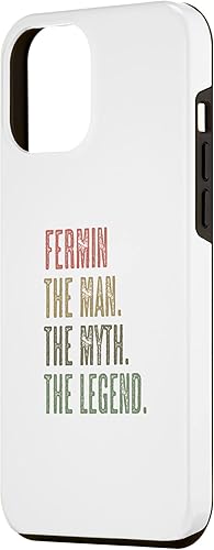 Vista 23 de iPhone X/XS FERMIN the Man the Myth the LEGEND FUNNY - Men Boys Name Case
