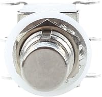 Vista 6 de ESUPPORT 6Pin DPDT - Pedal de interruptor de pie con cierre DPDT para guitarra, botón de metal True Bypass AC 250V/2A 125V/4A, paquete de 5